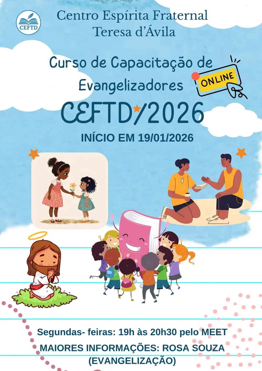 Cartaz da Capacitação de Evangelizadores